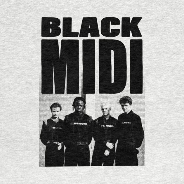 Black Midi Artwork by SOMASHIRTS